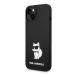 Karl Lagerfeld KLHMP14MSNCHBCK hard silikonové pouzdro iPhone 14 PLUS 6.7" black Silicone Choupe