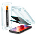 Spigen Glass tR EZ Fit (Privacy) 2 Pack transparency iPhone 16 Pro