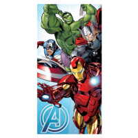 Jerry Fabrics Bavlněná froté osuška 70x140 cm - Avengers 