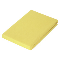 Novel PROSTĚRADLO NAPÍNACÍ, žerzej, žlutá, 180/200 cm - žlutá