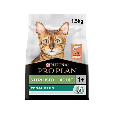 Pro Plan Cat Sterilised Renal Plus granule pro kastrované kočky s lososem 1,5 kg Purina