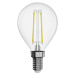 EMOS LED žárovka Filament Mini Globe / E14 / 1,8 W (25 W) / 250 lm / teplá bílá ZF1200