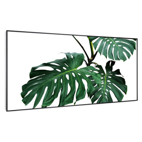 Klarstein Wonderwall Air Art Smart, infračervený ohřívač, 120 x 60 cm, 700 W, zelený list