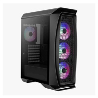 AEROCOOL skříň Aero One Frost ML G, Mid tower, 2x USB 3.0, 2x audio, 4x 120mm RGB Fan, bez zdroj