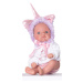 Antonio Juan 85105-2 Jednorožec fialový - realistická panenka miminko s celovinylovým tělem - 21