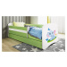 Kocot kids Dětská postel Babydreams slon s motýlky zelená, varianta