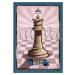 Dekoria Obraz na plátně Vintage Chess II, 70 x 100 cm