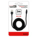 Kabel WG Mini USB na USB, 3m, černá