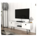 Kalune Design TV stolek MODA 120 cm bílý