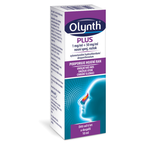 OLYNTH® PLUS 1 mg/ml + 50 mg/ml nosní sprej, roztok 10 ml