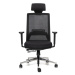 Kancelářská ergonomická židle Sego FRAME — síť/látka, černá
