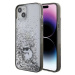 Kryt Karl Lagerfeld KLHCP15MLKCNSK iPhone 15 Plus 6.7" transparent hardcase Liquid Glitter Choup