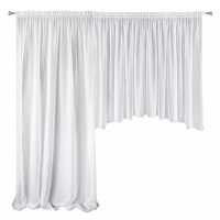 Set luxusních záclon AGA 4 bílá 400x145 - 200x245