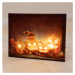 Garthen 70064 Nástěnná malba Happy Halloween - 8 LED, 30 x 40 cm