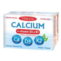 TEREZIA Calcium+vitamin D3 a K2 cps.30