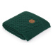 CEBA - Deka pletená v dárkovém balení 90 x 90 Vlny Emerald
