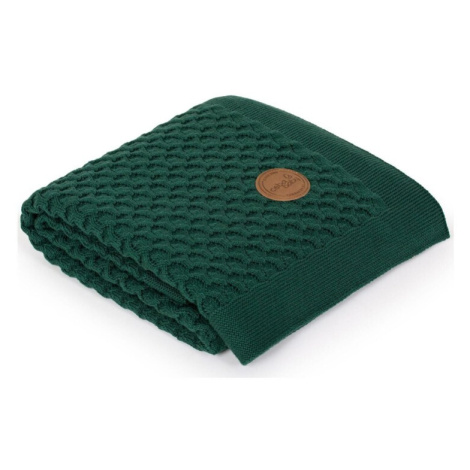 CEBA - Deka pletená v dárkovém balení 90 x 90 Vlny Emerald CebaBaby