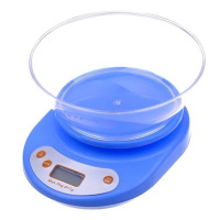 Verk 17025 Digitální kuchyňská váha 5 kg + miska modrá