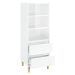 vidaXL Skříň highboard bílá 40 x 36 x 110 cm kompozitní dřevo