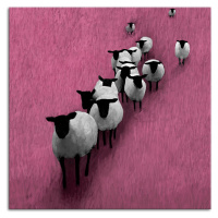 Obraz na plátně SHEEP B různé rozměry Ludesign ludesign obrazy: 50x50 cm