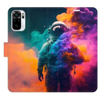 iSaprio flip pouzdro Astronaut in Colours 02 pro Xiaomi Redmi Note 10 / Note 10S