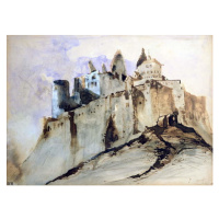 Obrazová reprodukce The Chateau of Vianden, 1871, Victor Hugo, 40 × 30 cm