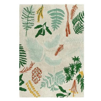 Přírodní koberec, ručně tkaný Botanic Plants 140 × 200 cm