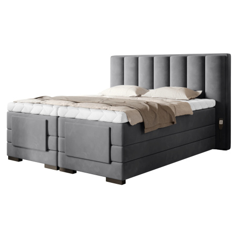 Kontinentální postel s matracemi a elektrickým polohováním postele 180 Veros - ELTAP