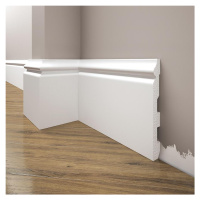 Podlahová lišta Elegance LPC-24-101 bílá mat