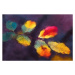 Ilustrace Abstract Autumn Leaves Watercolor Painting, oxygen, 40 × 26.7 cm