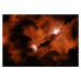 Fotografie Fiery Space sky background, kirstypargeter, 40 × 26.7 cm