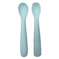 Bo Jungle silikonové lžičky B-Spoon Shape 2ks Pastel Blue