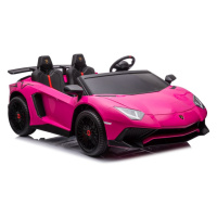 Dětské elektrické autíčko Lamborghini Aventador SV 400W růžové