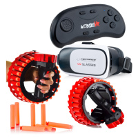 Brýle Vr 360 Stupňů+gamepad+pistole Pěnová Puška Automatická