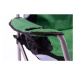 Divero Deluxe 35957 Sada 2 ks skládací kempingová rybářská židle - zeleno/černá