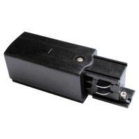 TRACK POWER CONNECTOR P-L 4W BLACK