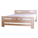 DJM Dřevěná postel z bukového masivu N76, 120 x 200 cm