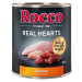 Výhodné balení: Rocco Real Hearts 24 x 800 g - kuřecí s celými kuřecími srdci
