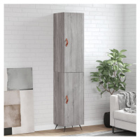 vidaXL Skříň highboard šedá sonoma 34,5 x 34 x 180 cm kompozitní dřevo