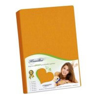 BELLATEX Prostěradlo Jersey 120 × 200 cm, oranžové