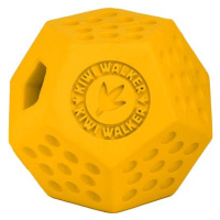 Kiwi Walker Gumová hračka DODECABALL s dírou na pamlsky, Maxi 8cm, Oranžová