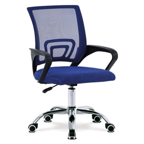 Studentská otočná židle POPPY — síť, více barev Modrá