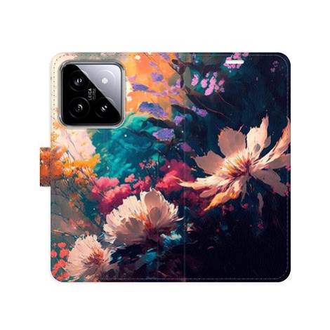 iSaprio flip pouzdro Spring Flowers pro Xiaomi 14