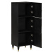 vidaXL Skříň highboard 40 x 33 x 110 cm masivní mangovníkové dřevo