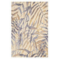 Béžový vlněný koberec 100x180 cm Florid – Agnella
