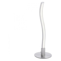LEUCHTEN DIREKT is JUST LIGHT LED stolní lampa v designu vlny s barvou oceli teplá bílá vč. šňur