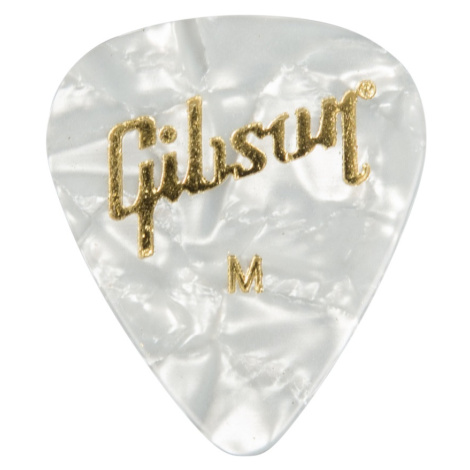 Gibson Pearloid Guitar Picks White Medium