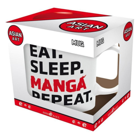 Eat, Sleep, Manga, Repeat Keramický hrnek 320 ml ABY STYLE