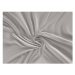 Kvalitex Saténové prostěradlo Luxury Collection 140 × 200 cm světle šedé Výška matrace do 15 cm
