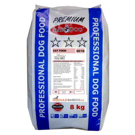 Bardog Premium Cat Food 30/10 balení: 1 kg